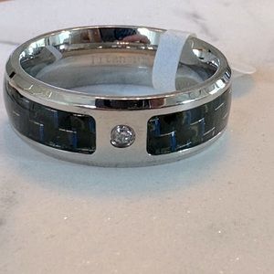 Men’s Comfort Fit Titanium Wedding Band Sz 12